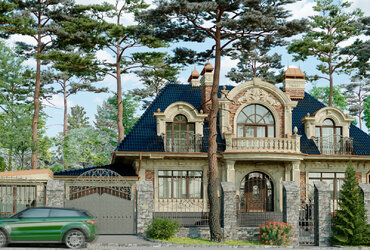 Завершен монтаж Arch Stone на фасаде частного дома в г. Светлогорск